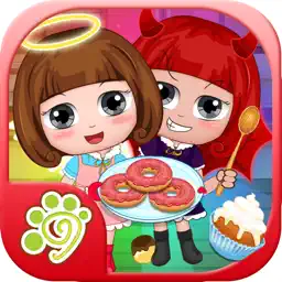 贝贝天使恶魔甜品店-女生模拟做饭游戏